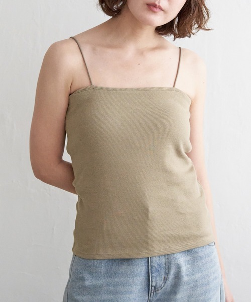 notch.（ノッチ）の「【sweet web掲載】カップツキベアキャミ（キャミソール・レディース・オフホワイト/ベージュ/ダークブラウン/ブラック・M）」の12枚目の写真