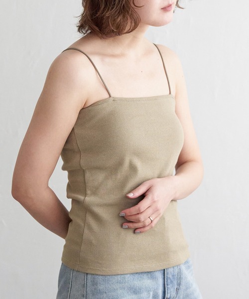 notch.（ノッチ）の「【sweet web掲載】カップツキベアキャミ（キャミソール・レディース・オフホワイト/ベージュ/ダークブラウン/ブラック・M）」の13枚目の写真