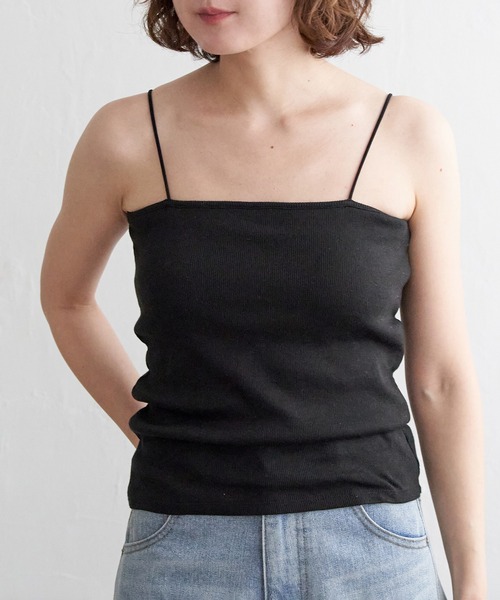 キャミソール GATHER POCKET BARE TOP NATURAL BEAUTY BASIC キャミソール 「THINK NATURAL」テント