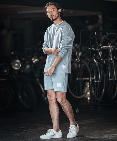 wjk reluxe（ダブルジェーケーリラックス）の「mlt5078-heavy weight long sleeve cut sew ロンT（Tシャツ/カットソー・メンズ・ホワイト/ブラック/ブルー系その他・L/XL/M）」の7枚目の写真