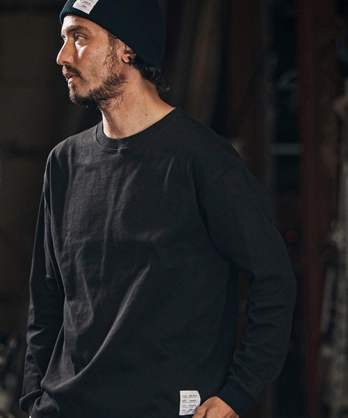 wjk reluxe（ダブルジェーケーリラックス）の「mlt5078-heavy weight long sleeve cut sew ロンT（Tシャツ/カットソー・メンズ・ホワイト/ブラック/ブルー系その他・L/XL/M）」の16枚目の写真