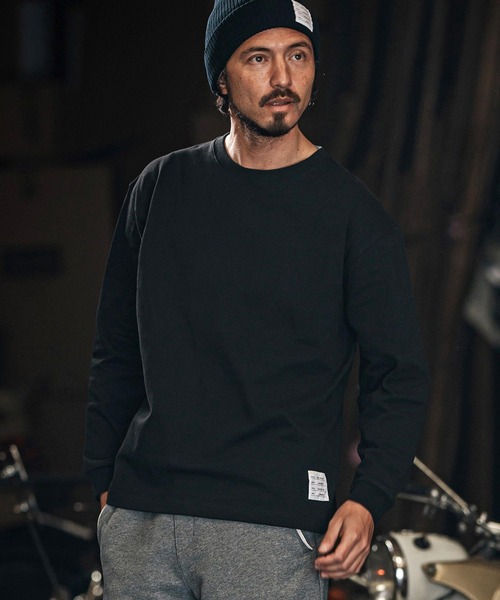 wjk reluxe（ダブルジェーケーリラックス）の「mlt5078-heavy weight long sleeve cut sew ロンT（Tシャツ/カットソー・メンズ・ホワイト/ブラック/ブルー系その他・L/XL/M）」の18枚目の写真