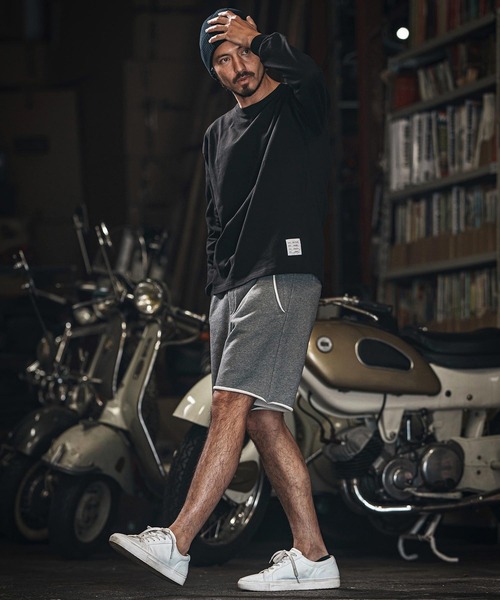 wjk reluxe（ダブルジェーケーリラックス）の「mlt5078-heavy weight long sleeve cut sew ロンT（Tシャツ/カットソー・メンズ・ホワイト/ブラック/ブルー系その他・L/XL/M）」の21枚目の写真