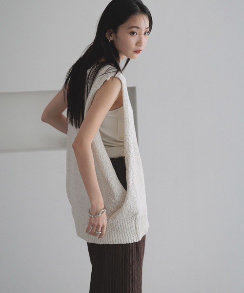 セール】ラメスラブオーバーベスト 321159（ニット/セーター）｜LOWRYS