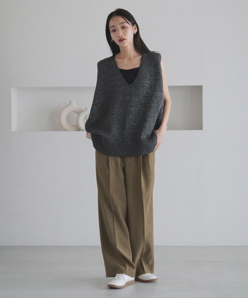 LOWRYS FARM（ローリーズファーム）の「ラメスラブオーバーベスト