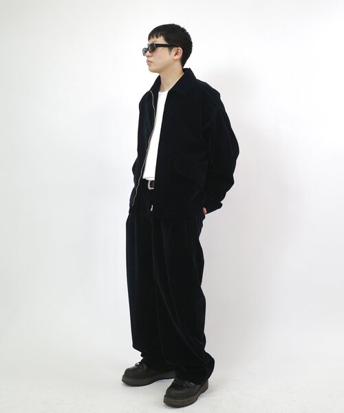 WHO'S WHO gallery(フーズフーギャラリー)の「【セットアップ対応】別珍ワイドパンツ(その他パンツ・メンズ・ライトグレー/ネイビー・FREE)」の6枚目の写真