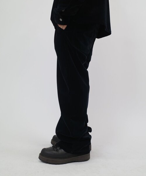 WHO'S WHO gallery(フーズフーギャラリー)の「【セットアップ対応】別珍ワイドパンツ(その他パンツ・メンズ・ライトグレー/ネイビー・FREE)」の5枚目の写真