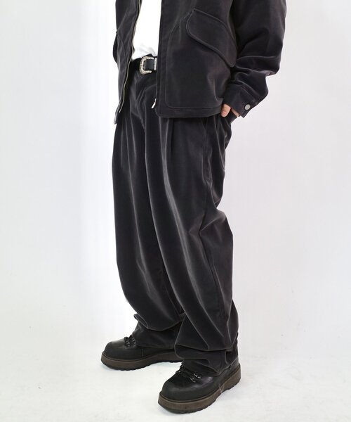 WHO'S WHO gallery(フーズフーギャラリー)の「【セットアップ対応】別珍ワイドパンツ(その他パンツ・メンズ・ライトグレー/ネイビー・FREE)」の17枚目の写真