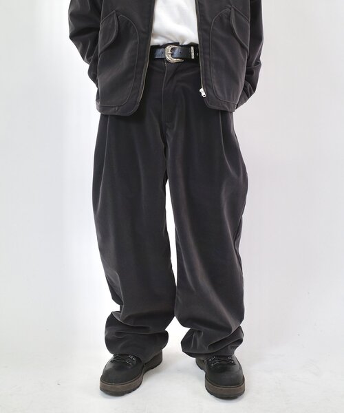 WHO'S WHO gallery(フーズフーギャラリー)の「【セットアップ対応】別珍ワイドパンツ(その他パンツ・メンズ・ライトグレー/ネイビー・FREE)」の16枚目の写真