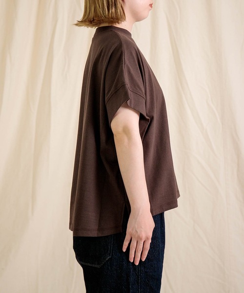 tシャツ 「Brocante / ブロカント」 ヴィンテージ天竺 ココンノースリーブ レディース Brocante ブロカント ヴィンテージ天竺ココンTシャツ 39-159N