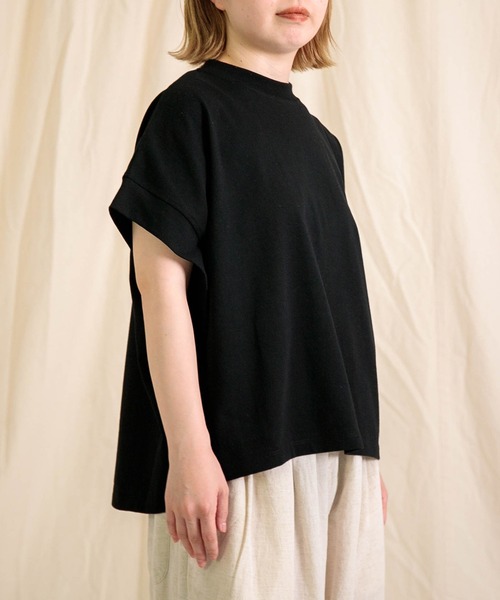 tシャツ 「Brocante / ブロカント」 30/-ベーシック天竺 ココンTシャツ レディース Brocante / ブロカント] ヴィンテージ天竺 マンシュロンTシャツ