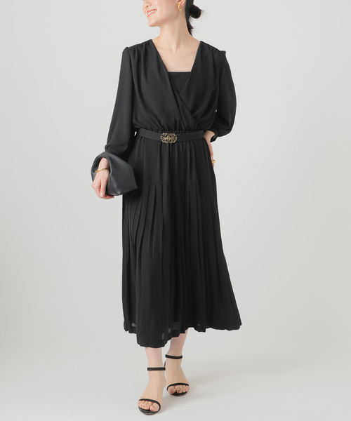 セール】L'UNE（リュンヌ）カシュクールドレス LU252-201（ワンピース