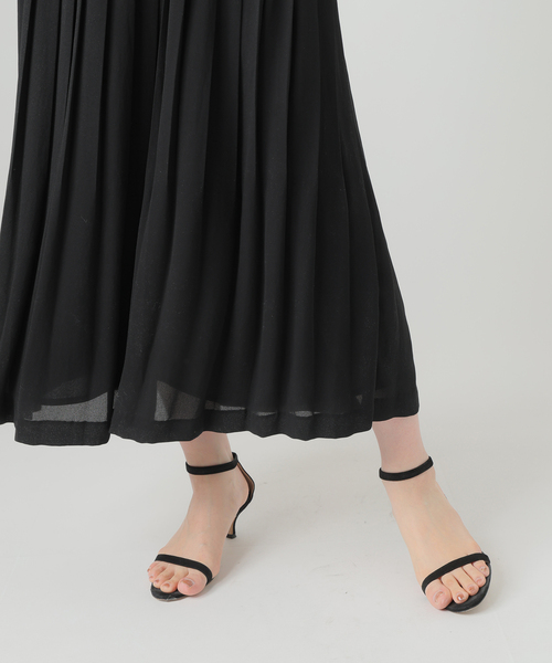 Lune(リュンヌ)の「L’UNE(リュンヌ)カシュクールドレス LU252-201(ワンピース・レディース・ブラック・FREE)」の9枚目の写真