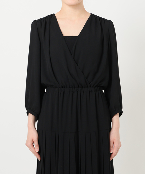 セール】L'UNE（リュンヌ）カシュクールドレス LU252-201（ワンピース