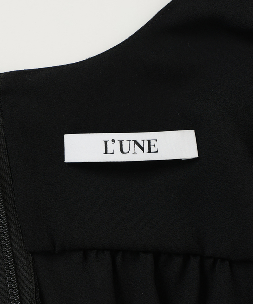 Lune(リュンヌ)の「L’UNE(リュンヌ)カシュクールドレス LU252-201(ワンピース・レディース・ブラック・FREE)」の22枚目の写真