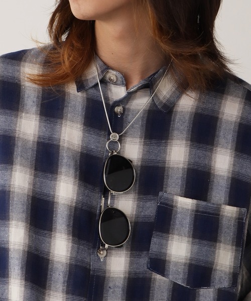 ROOPTOKYO(ループトウキョウ)の「CHI SELECT/カイセレクト 2点SET サングラス&サングラスホルダーセット チェーン部分 低アレルギーステンレス chi-glass-holder-set1(サングラス・メンズ・D/C/B/A・FREE)」の3枚目の写真