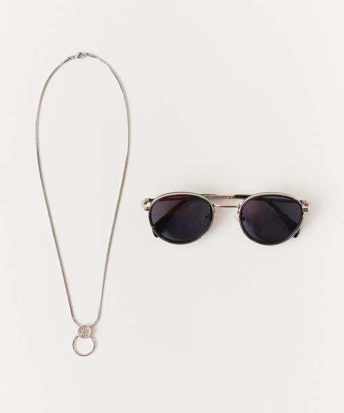 ROOPTOKYO(ループトウキョウ)の「CHI SELECT/カイセレクト 2点SET サングラス&サングラスホルダーセット チェーン部分 低アレルギーステンレス chi-glass-holder-set1(サングラス・メンズ・D/C/B/A・FREE)」の9枚目の写真