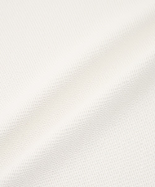 X-girl（エックスガール）の「LOGO AND STRIPE CROPPED S/S TOP（Tシャツ/カットソー・レディース・ホワイト/ブラック/マルチ・S/M）」の10枚目の写真