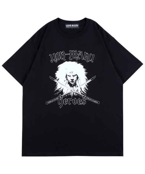 MEDICOM TOY(メディコムトイ)の「MLE 快傑ライオン丸 「HEROES」 TEE(Tシャツ/カットソー・メンズ・その他・SMALL/MEDIUM/LARGE/X-LARGE)」の1枚目の写真