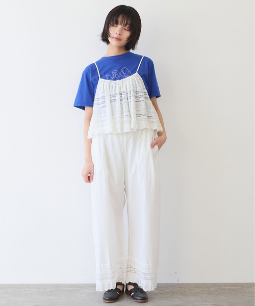 △tiered lace ビスチェ（ベスト）｜bulle de savon