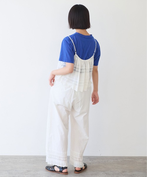 bulle de savon（ビュルデサボン）の「tiered lace ビスチェ（ベスト・レディース・ブラック/ホワイト・FREE）」の10枚目の写真