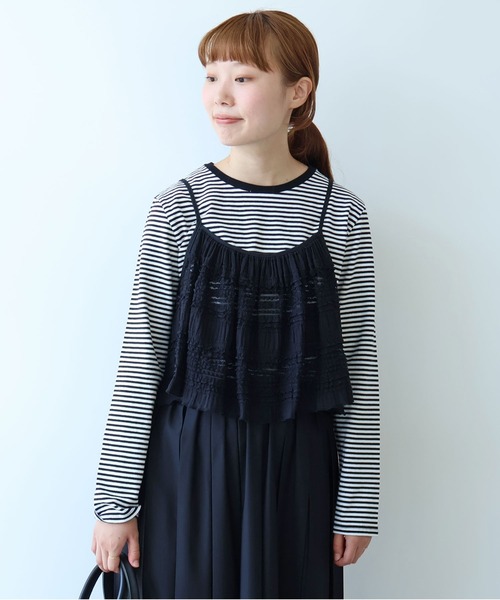 セール】tiered lace ビスチェ（ベスト）｜bulle de savon