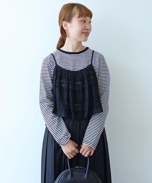 セール】tiered lace ビスチェ（ベスト）｜bulle de savon