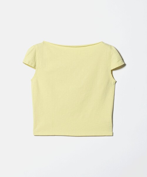 ATTISESSION(アティセッション)の「<ATTISESSION>コットン カップスリーブ Tシャツ(Tシャツ/カットソー・レディース・ダークグレー/ホワイト/ダークブラウン/ブラック/ライム・FREE)」の5枚目の写真