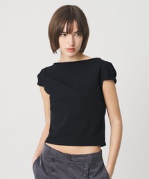 ATTISESSION（アティセッション）の「＜ATTISESSION＞コットン カップスリーブ Tシャツ（Tシャツ/カットソー）」