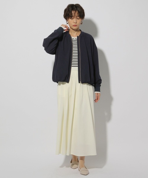 Elura（エルーラ）の「サマ見えギャザーブルゾン/320062（その他アウター・レディース・ネイビー/ブラック/オフホワイト・FREE）」の17枚目の写真