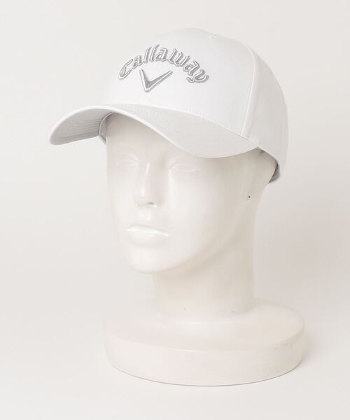 Callaway(キャロウェイ)の「キャロウェイ BASIC TW CAP WM 25 JM(キャップ・レディース・ホワイト/ブラック・FREE)」の2枚目の写真