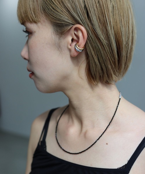 Rechic（リシック）の「バイカラーリングイヤーカフ（イヤーカフ・レディース・ゴールド・FREE）」の3枚目の写真