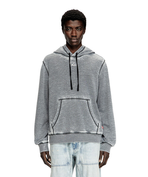 DIESEL（ディーゼル）の「メンズ プルオーバーパーカー S-GINN-HOOD-PAK（パーカー・メンズ・ピンク/グレー・LARGE/SMALL/X-LARGE/XX-LARGE/XXX-LARGE/X-SMALL/MEDIUM）」の9枚目の写真