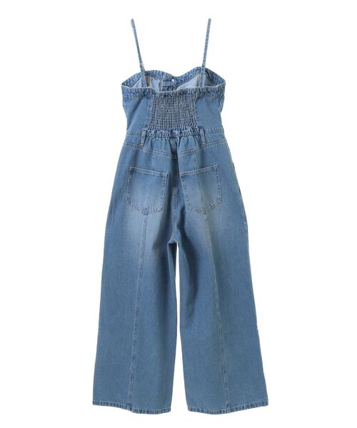 Sugar spoon(シュガースプーン)の「・SUGAR SPOON デニムオールインワン(サロペット/オーバーオール・レディース・インディゴブルー/ブラック・FREE)」の18枚目の写真