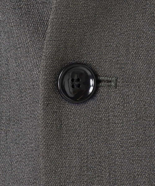 JOURNAL STANDARD relume(ジャーナルスタンダード レリューム)の「《追加》LINYツイルノーカラージャケット(その他アウター・レディース・チャコールグレー/アイボリー・36/38)」の7枚目の写真