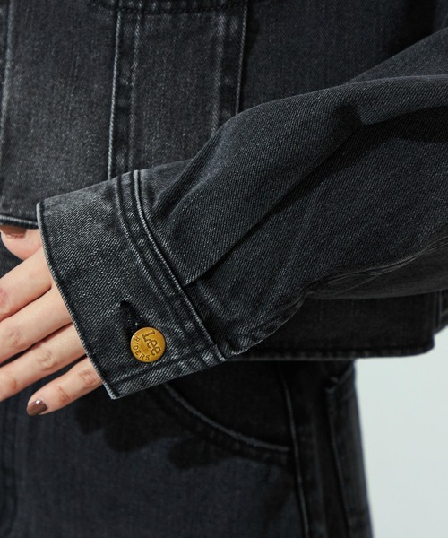 Lee Short Denim Jacket Black XS