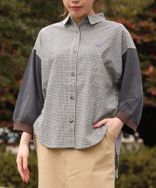 yori ラメクローバーシアーシャツ クリーニング済】yori ラメ