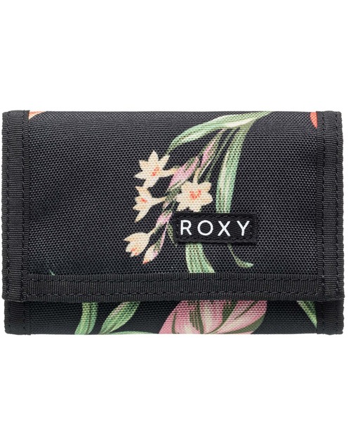 ROXY（ロキシー）の「SMALL BEACH/ロキシーボタニカル柄ウォレット・財布（財布・レディース・ホワイト×ブラック・FREE）」の5枚目の写真