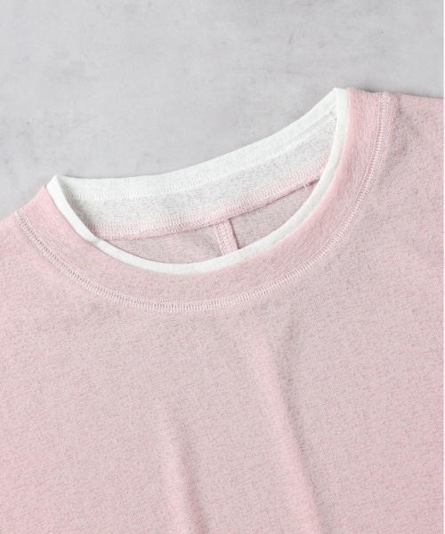 HONEYSUCKLE ROSE(ハニーサックルローズ)の「HONEYSUCKLE ROSE(ハニーサックルローズ)【レディース】シアースラブ長袖Tシャツ(Tシャツ/カットソー・レディース・ピンク/オフホワイト/ブラック・L/M)」の7枚目の写真