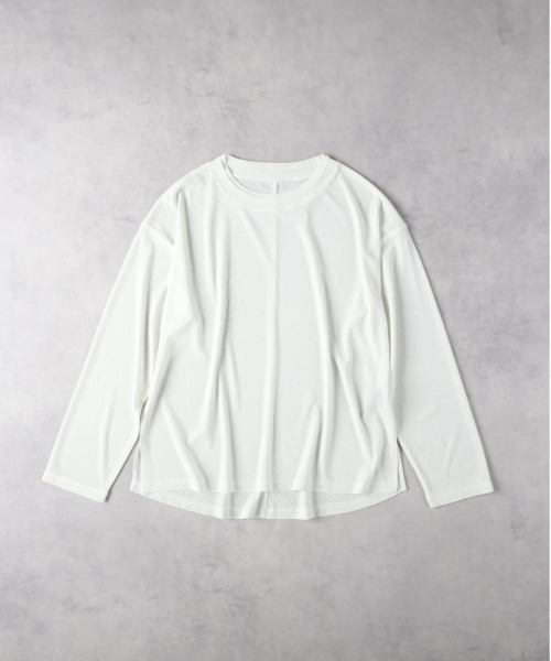 HONEYSUCKLE ROSE(ハニーサックルローズ)の「HONEYSUCKLE ROSE(ハニーサックルローズ)【レディース】シアースラブ長袖Tシャツ(Tシャツ/カットソー・レディース・ピンク/オフホワイト/ブラック・L/M)」の9枚目の写真