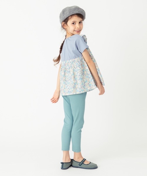 ever closet（エバークローゼット）の「ドッキングTシャツ（Tシャツ/カットソー・キッズ・アイボリー/ブルー系その他2/ホワイト系その他2/ホワイト系その他/ピンク/ブルー系その他/ミント・90cm/100cm/110cm/120cm/130cm/140cm）」の14枚目の写真