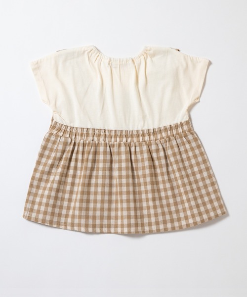 ever closet（エバークローゼット）の「ドッキングTシャツ（Tシャツ/カットソー・キッズ・アイボリー/ブルー系その他2/ホワイト系その他2/ホワイト系その他/ピンク/ブルー系その他/ミント・90cm/100cm/110cm/120cm/130cm/140cm）」の17枚目の写真