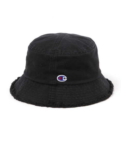 Champion（チャンピオン）の「【Champion(チャンピオン)】別注フリンジバケットハット（ハット・レディース・ブラック/オフホワイト・FREE）」の6枚目の写真