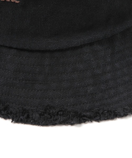 Champion（チャンピオン）の「【Champion(チャンピオン)】別注フリンジバケットハット（ハット・レディース・ブラック/オフホワイト・FREE）」の10枚目の写真
