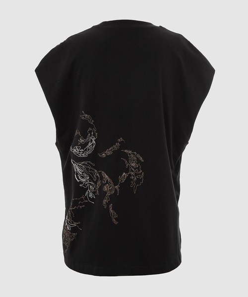 トップス DRIES VAN NOTEN 25SS HEMSWORTH EMB1603MK HEMSWORTH EMB1603MK.SS.T-SHIRT（Tシャツ/カットソー）｜DRIES VAN