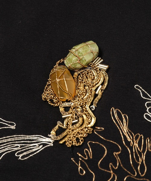 HEMSWORTH EMB1603MK.SS.T-SHIRT（Tシャツ/カットソー）｜DRIES VAN