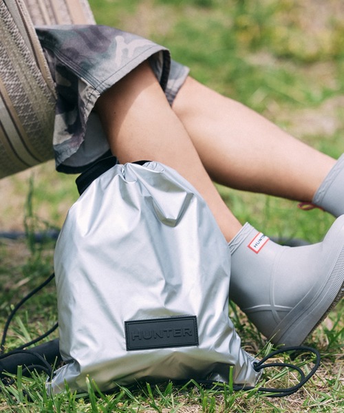 HUNTER（ハンター）の「HUNTER トラベル ドローストリング バックパック トート（トートバッグ・レディース・グリーン/ブラック/ブルー/シルバー/オレンジ・FREE）」の5枚目の写真