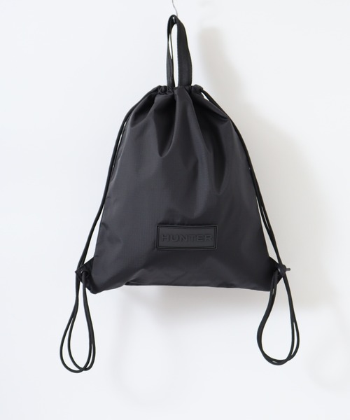 HUNTER（ハンター）の「HUNTER トラベル ドローストリング バックパック トート（トートバッグ・レディース・グリーン/ブラック/ブルー/シルバー/オレンジ・FREE）」の6枚目の写真