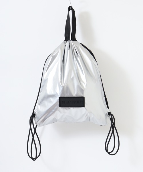 HUNTER（ハンター）の「HUNTER トラベル ドローストリング バックパック トート（トートバッグ・レディース・グリーン/ブラック/ブルー/シルバー/オレンジ・FREE）」の9枚目の写真