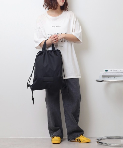 HUNTER（ハンター）の「HUNTER トラベル ドローストリング バックパック トート（トートバッグ・レディース・グリーン/ブラック/ブルー/シルバー/オレンジ・FREE）」の22枚目の写真